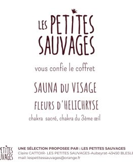 sauna du visage fleurs d'hélichryse