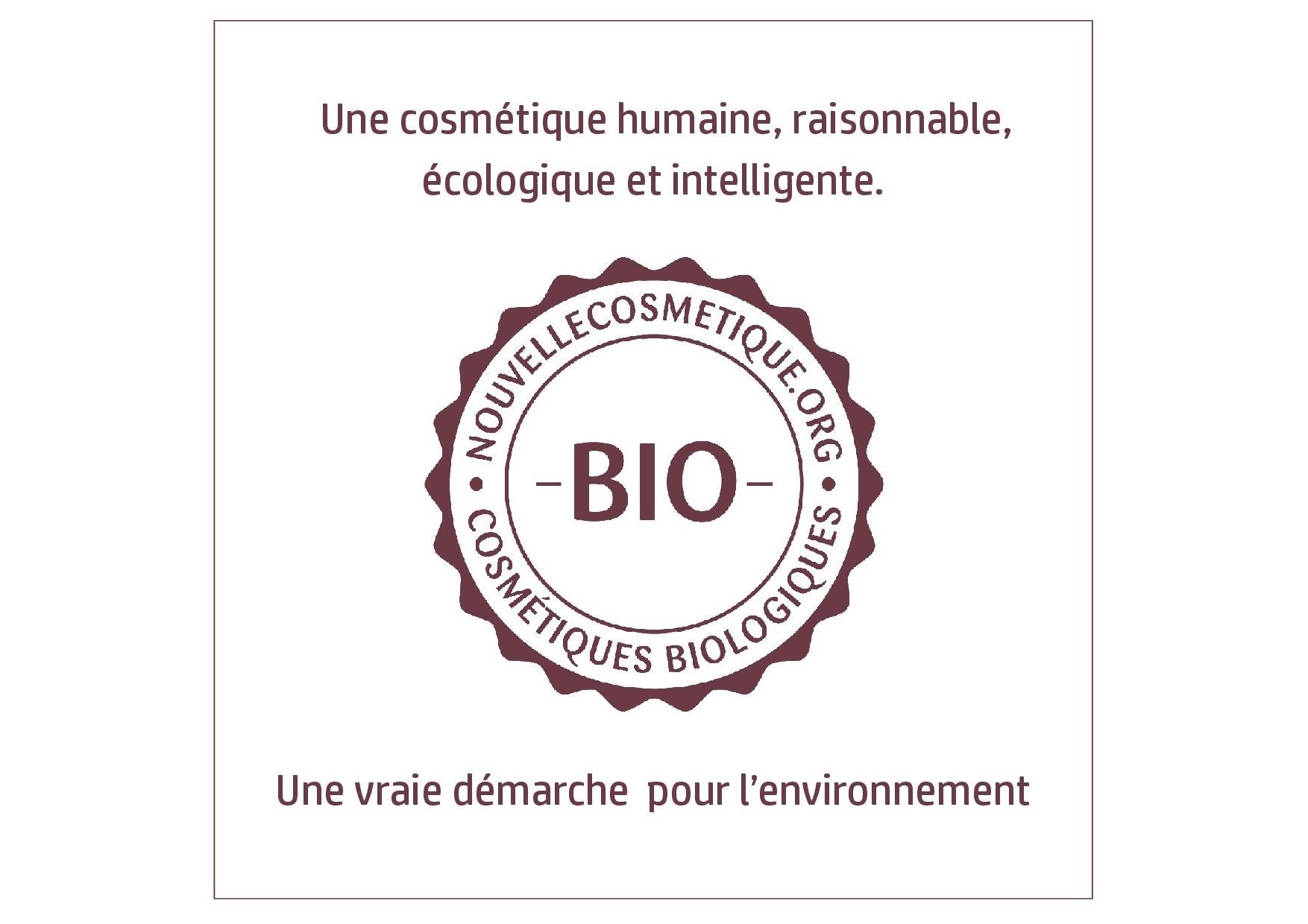 label bio nouvelle cosmétique