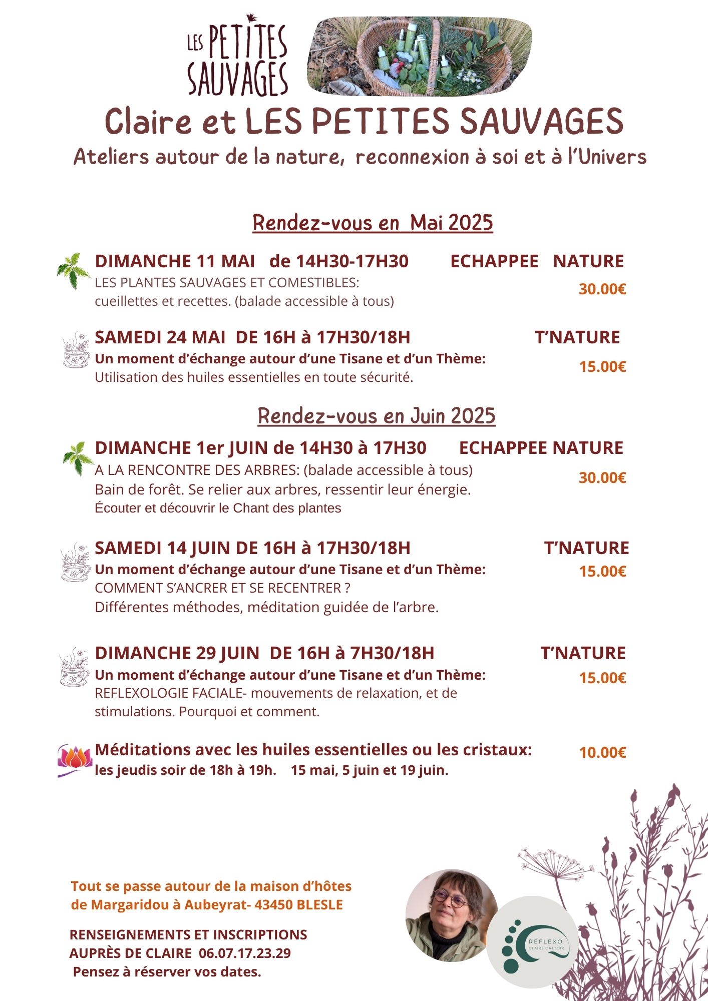 atelier nature
sylvotherapie, meditation aromatologie